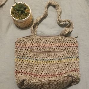 The Sak Striped Crochet Boho Bag